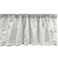 thumbnail image 1 of Ambesonne Floral Window Valance, Ornamental Modern Art, 54" X 12", Beige White, 1 of 3