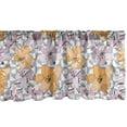 thumbnail image 1 of Ambesonne Floral Window Valance, Pastel Bicolour Lily Flora, 42" x 12", Multicolor, 1 of 5
