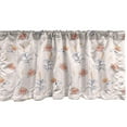 thumbnail image 1 of Ambesonne Floral Window Valance, Pastel Blossom Rose Flowers, 42" x 18", Pale Pink Multicolor, 1 of 3