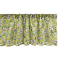 thumbnail image 1 of Ambesonne Floral Window Valance, Pattern of Line Drawing Style Herbs and Flowers Botanical Field in Full Blossom, Curtain Valance for Kitchen Bedroom Decor with Rod Pocket, 54" X 12", Multicolor, 1 of 3