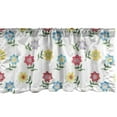 thumbnail image 1 of Ambesonne Floral Window Valance, Pointy Petals Leaves Art, 42" x 12", Multicolor, 1 of 3