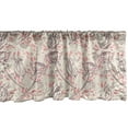 thumbnail image 1 of Ambesonne Floral Window Valance, Romantic Roses and Spots, 54" X 18", Eggshell Plum and Blush, 1 of 3