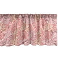thumbnail image 1 of Ambesonne Floral Window Valance, Rose Stems Pattern Vintage Romance Feminine Design, Curtain Valance for Kitchen Bedroom Decor with Rod Pocket, 54" X 18", Pink Dried Rose, 1 of 3