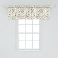 thumbnail image 1 of Ambesonne Floral Window Valance, Spring Petals Botanical Nature Inspired Beauty Seasonal Celebration of Mother Earth, Curtain Valance for Kitchen Bedroom Decor with Rod Pocket, 54" X 18", Multicolor, 1 of 3