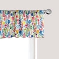 thumbnail image 1 of Ambesonne Floral Window Valance, Tulips Roses and Pansies, 54" X 18", Multicolor, 1 of 3