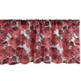 thumbnail image 1 of Ambesonne Floral Window Valance, Vibrant Roses Bouquet, 54" X 18", Purple Pink Red, 1 of 3