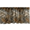 thumbnail image 1 of Ambesonne Floral Window Valance, Vintage Feels Peony Flowers, 42" x 12", Dimgray Ginger and Warm Taupe, 1 of 2
