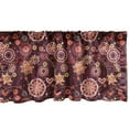 thumbnail image 1 of Ambesonne Floral Window Valance, Vintage Foliage Composition, 54" X 18", Orange Maroon and Yellow, 1 of 3