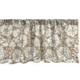 thumbnail image 1 of Ambesonne Floral Window Valance, Vintage Tender Flora, 54" X 12", Camel White, 1 of 5