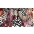 thumbnail image 1 of Ambesonne Floral Window Valance with Rod Pocket, Botanical Vintage Nature, 54" x 12", Dried Rose and Warm Taupe, 1 of 1