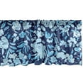 thumbnail image 1 of Ambesonne Floral Window Valance with Rod Pocket, Vintage Garden Botanical Art, 54" X 18", Navy Blue and Violet, 1 of 1