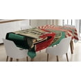 thumbnail image 1 of Ambesonne Florida Tablecloth Rectangular Table Cover, Greetings Tallahassee, 60"x84", Multicolor, 1 of 4