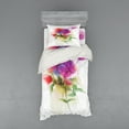 thumbnail image 1 of Ambesonne Flower Bedding Set 3 Pcs, Blooming Orchid Pastel, Twin, Multicolor, 1 of 3