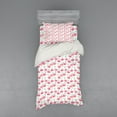 thumbnail image 1 of Ambesonne Flower Bedding Set 3 Pcs, Fresh Blossoms Pastel, Twin XL, Pink and Mint Green, 1 of 3