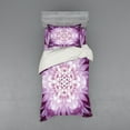 thumbnail image 1 of Ambesonne Flower Bedding Set 3 Pcs, Fresh Spring Gardening, Twin XL, Violet and Pale Lilac, 1 of 2