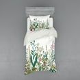 thumbnail image 1 of Ambesonne Flower Bedding Set 3 Pcs, Spring Garden Hydrangeas, Twin XL, Multicolor, 1 of 3