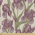 thumbnail image 1 of Ambesonne Flower Fabric by the Yard Upholstery, Blossoming Growth Pattern, 5 Yards, Pale Green Dried Rose, 1 of 4