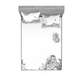 thumbnail image 1 of Ambesonne Flower Fitted Sheet & Pillow Sham Set, Chamomiles Springtime, Full, Grey Mustard, 1 of 2