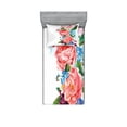 thumbnail image 1 of Ambesonne Flower Fitted Sheet & Pillow Sham Set, Roses Daisies Garden, Twin, Multicolor, 1 of 2