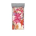 thumbnail image 1 of Ambesonne Flower Fitted Sheet & Pillow Sham Set, Vivid Floral Arrangement, Twin, Multicolor, 1 of 2