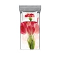 thumbnail image 1 of Ambesonne Flower Fitted Sheet & Pillow Sham Set, Watercolor Tulip Bouquet, Twin, Pink Coral Green, 1 of 2