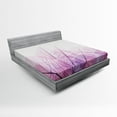 thumbnail image 1 of Ambesonne Flower Fitted Sheet, Spring Time Fantasy, Full Size, Pink Purple, 1 of 2