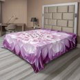 thumbnail image 1 of Ambesonne Flower Flat Sheet, Flowery Spring Garden Art, King Size, Violet and Pale Lilac, 1 of 1