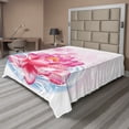 thumbnail image 1 of Ambesonne Flower Flat Sheet, Mandala Yoga Lotus, Queen Size, Pink, 1 of 1