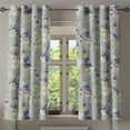 thumbnail image 1 of Ambesonne Flower Grommet Curtain, Floral Nature Spring Branch, 50"x63", Grey Lime Green and Pale Pink, 1 of 5