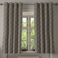 thumbnail image 1 of Ambesonne Flower Grommet Curtain, Spring Buds Branches, 50" x 54", Orange White Grey, 1 of 6