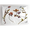 thumbnail image 1 of Ambesonne Flower Pillow Sham, Lilacs Daisises Tulips, 26" X 20", Multicolor, 1 of 2