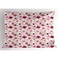 thumbnail image 1 of Ambesonne Flower Pillow Sham, Spring Nature Growth Design, 26" X 20", Multicolor, 1 of 2