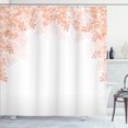 thumbnail image 1 of Ambesonne Flower Shower Curtain, Blooming Lilac Flowers Print, 69"Wx70"L, Burnt Sienna, 1 of 4