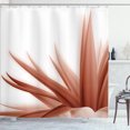 thumbnail image 1 of Ambesonne Flower Shower Curtain, Ombre Leaves Watercolor Art, 69"Wx70"L, Pale Rust, 1 of 4