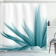 thumbnail image 1 of Ambesonne Flower Shower Curtain, Ombre Leaves Watercolor Art, 69"Wx75"L, Dark Turquoise, 1 of 3