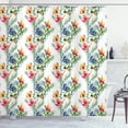 thumbnail image 1 of Ambesonne Flower Shower Curtain, Shabby Plant Lilacs, 69"Wx70"L, Multicolor, 1 of 5