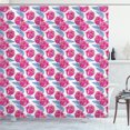 thumbnail image 1 of Ambesonne Flower Shower Curtain, Watercolor Tulips Scene Boho, 69"Wx75"L, Lavender Hot Pink, 1 of 4