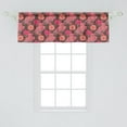 thumbnail image 1 of Ambesonne Flower Window Valance, Abstract Repetitive Floral Pattern with Grunge Dots Wild Meadow Flora, Curtain Valance for Kitchen Bedroom Decor with Rod Pocket, 54" X 18", Multicolor, 1 of 2