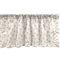 thumbnail image 1 of Ambesonne Flower Window Valance, Abstract Tender Peach Flowers Flourishing in Exuberant Spring Gentle Spring Theme, Curtain Valance for Kitchen Bedroom Decor with Rod Pocket, 54" X 12", Multicolor, 1 of 3