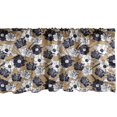 thumbnail image 1 of Ambesonne Flower Window Valance, Blooming Flowers Feminine, 54" X 18", Blue Beige and White, 1 of 3