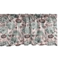 thumbnail image 1 of Ambesonne Flower Window Valance, Blossoms and Dragonflies, 54" X 18", Multicolor, 1 of 3