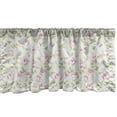 thumbnail image 1 of Ambesonne Flower Window Valance, English Garden Vibes Roses, 54" X 12", Eggshell Fawn and Soft Blue, 1 of 3