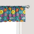 thumbnail image 1 of Ambesonne Flower Window Valance, Fresh Spring Pattern, 54" X 12", Multicolor, 1 of 3