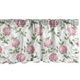 thumbnail image 1 of Ambesonne Flower Window Valance, Simplistic Hydrangea Floral, 54" X 18", White Pale Pink, 1 of 3