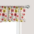 thumbnail image 1 of Ambesonne Flower Window Valance, Springtime Poppy Art, 42" x 12", Multicolor, 1 of 3