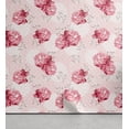thumbnail image 1 of Ambesonne Flowers Boho Peel & Stick Wallpaper for Home, Vintage Rose Floral, 13"x36", Pale Pink and Dark Pink, 1 of 1