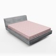 thumbnail image 1 of Ambesonne Flowers Fitted Sheet, Vintage Damask Home, Queen Size, Pale Pink White, 1 of 2