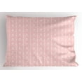 thumbnail image 1 of Ambesonne Flowers Pillow Sham, Vintage Damask Home, 36" X 20", Pale Pink White, 1 of 2