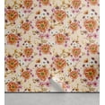 thumbnail image 1 of Ambesonne Flowers Print Peel & Stick Wallpaper for Home, Romantic Retro Floral, 13"x72", Salmon Fuchsia and Pale Peach, 1 of 5