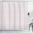 thumbnail image 1 of Ambesonne Flowers Shower Curtain, Flowers with Ferns Pattern, 69"Wx84"L, Pale Rose and Pale Pink, 1 of 5
